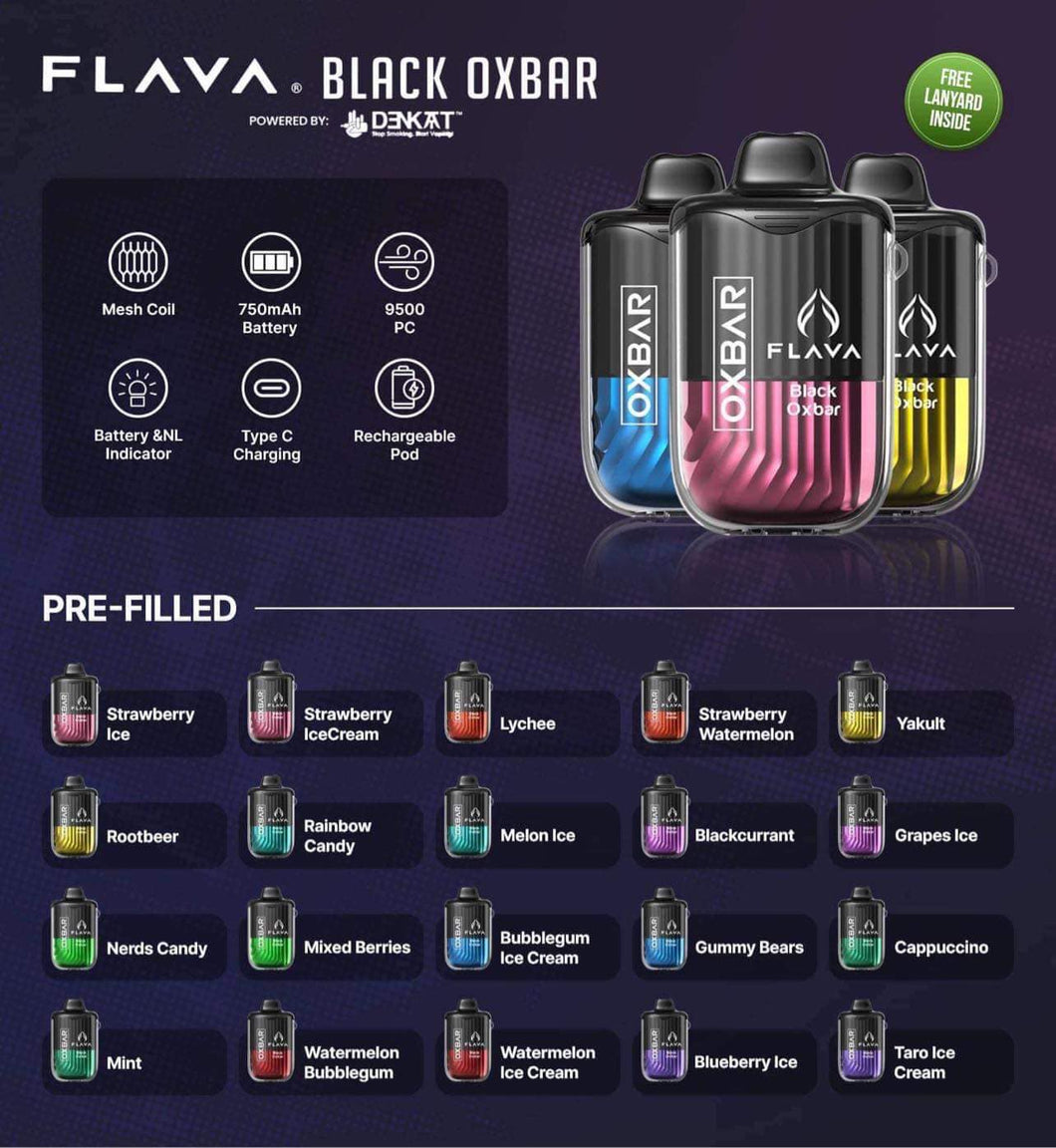 Flava Black Oxbar
