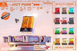Mosmo Juicy Punk 7500 Puffs Free Lanyard Disposable Rechargeable FREE LANYARD